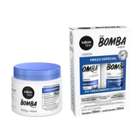 Imagem da promoção Crescimento Capilar S.O.S Bomba 200ml + Máscara de Hidratação 500g Salon Line