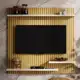 Painel Para TV Quarto Sala Com Prateleira 32 Polegadas Nichos MADRID - Quality Móveis em oferta
