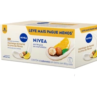 Imagem da promoção NIVEA Sabonete Vegetal 6 unidades 80g Nutrição com Karité e Lima