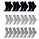 Kit 6 a 24 Pares Meias masculina SPORT Algodão cano alto/longo em oferta