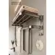 Porta Toalha Suporte Toalheiro Banheiro Duplo Aço Inox Premium Retratil 90° em oferta