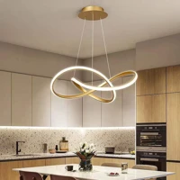 Imagem da promoção 3 Cores Lâmpada De Teto Controle Remoto Led Pingente Moderno Corredor Lustre Sala Estar Quarto