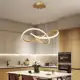 3 Cores Lâmpada De Teto Controle Remoto Led Pingente Moderno Corredor Lustre Sala Estar Quarto em oferta