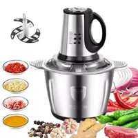 Imagem da promoção 2/3 Litros Picador Triturador 110V e 220V De Alimentos Carne Mixer Elétrica Processador Cozinha