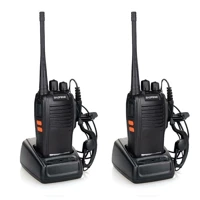 Imagem da promoção kit 2 rádios comunicador baofeng Alcance 12 Km 16 Canais BF 777S Profissional recarregável rádio