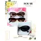 Óculos de Sol para Mulher Oval Retrô ILOOK Estilo Chic Preto Acabamento Metalizado Hastes Sólidas em oferta