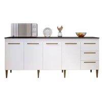 Imagem da promoção Balcão Atenas 4 Portas e 3 Gavetas Branco