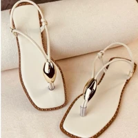 Imagem da promoção Chinelo Rasteirinha Amendoa Lesma Ajustavel Feminina