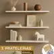 Kit 3 prateleira 60x20 decoração preto ou branco 100% mdf em oferta