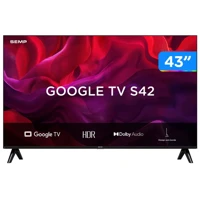 Imagem da promoção Smart TV 43" Full HD LED Semp S42 Google TV 2 HDMI
