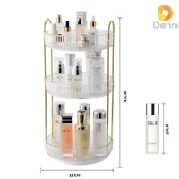 Imagem da promoção Organizador de Maquiagem Giratório Suporte Multiuso 2/3 Andares Cosméticos e Perfumes