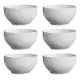 Kit 06 Cumbuca Capri 400ml Porcelana Tigela Sopa Caldo Açai Branco em oferta