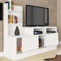 Rack para TV Até 43 Polegadas Trues Branco - Mobilarte em oferta na Magazine Luiza