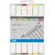 Marcador Artístico 2 Pontas, CiS, Graf Duo, 59.7600, 6 Cores, Tons Pastel em oferta