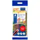 Kit Lápis de Cor Sextavado + Lápis Grafite Nº2HB + Borracha, Staedtler, Noris, 185 SET2 02, 12 Cores em oferta