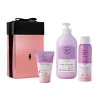 Kit Presente Cuide-Se Bem Rosa e Algodão Loção Hidratante Desodorante,Creme p Mãos,Antitranspirante em oferta na Boticário