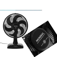 Ventilador de Parede e Mesa Mondial Maxi Power - NV-15-6P-FB 30cm 3 Velocidades em oferta na Magazine Luiza