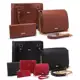 Bolsa Feminina Kit 3 Peças Quadrada Baú e Carteira Babu em oferta