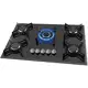 Cooktop 5 Bocas Philco a Gás Preto Cook Chef 5 Bivolt em oferta