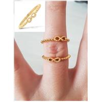 Imagem da promoção Anel Life Infinito Com Banho Ouro Amarelo