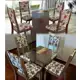 Conjunto para Sala de Jantar Mesa e 4 Cadeiras Espresso Móveis Choco/Passion em oferta