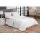 Edredom Cobre Leito Primor Casal Queen Kit 6 Pçs Branco Casa Dona em oferta