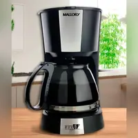 Cafeteira Mallory Aroma 16 Jarra em Vidro, Capacidade para 16 Cafezinhos 550W – Preta em oferta na Casas Bahia