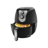Fritadeira Elétrica Sem Óleo/Air Fryer Britânia - Air Fry Pro Saúde Preta 3,2L com Timer em oferta na Magazine Luiza