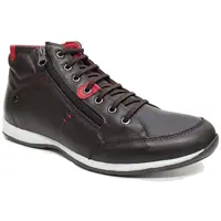 Tenis Sapatenis Cano Médio Masculino Casual Couro CEU-NETONY em oferta na Amazon