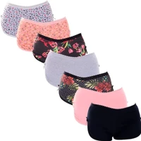 Imagem da oferta Kit com 7 Shortinhos Bombom Algodão Penteado