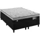 Cama Box Queen Size (Box + Colchão) - Plumatex Molas Ensacadas Alfa em oferta
