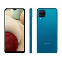 Imagem da promoção Smartphone Samsung Galaxy A12 64GB Azul 4G - 4GB RAM Tela 6,5” Câm. Quádrupla + Selfie 8MP