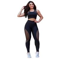 Imagem da promoção Conjunto Feminino Fitness Legging E Top Roupa De Academia - FLC MODAS