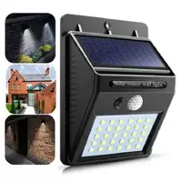 Luminaria 30 leds externo recarregavel luz solar sensor de presença - new em oferta na Magazine Luiza