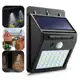 Luminaria 30 leds externo recarregavel luz solar sensor de presença - new em oferta