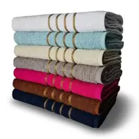 Kit 05 Toalhas de Banho Dubai 330 g/m² 100% Algodão Revenda - Toalha Show em oferta na Magazine Luiza
