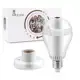 Camera Ip Seguraca Lampada Vr 360 Panoramica Espia Wifi V380 - Vr Cam em oferta