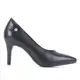 Scarpin Via Uno Salto Alto Snake - Preto ou Nude em oferta