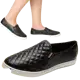 Slip On Anacapri Matelassê Feminino - Preto+Branco em oferta