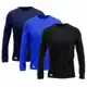 Kit com 3 Camisetas Camisas MXC BRASIL Manga Longa Lisa Proteção Solar UV +50  em oferta