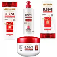 Kit Hidratação Elseve Reparação Total 5 Loreal Paris Shampoo 200 + Condicionador 200 + Creme Pentear em oferta na Magazine Luiza