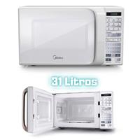 Imagem da promoção Micro-Ondas Midea 31L Branco - Mtcs41. Mtcs42