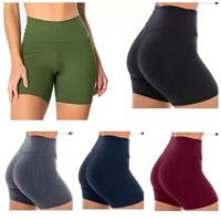 Imagem da promoção Kit 5 Shorts Legging Fitness Ciclista Ginástica Academia Caminhada Treino Bermuda Short Leg Suplex -