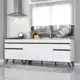 Kit 2 Balcões Gabinete Pia 150 cm e Cooktop 70 cm Veneza Multimóveis MP2073.964 Branco em oferta