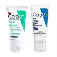 Imagem da promoção Cerave Kit Loção Facial Hidratante + Gel de Limpeza