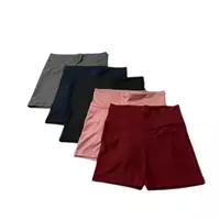 Imagem da promoção Kit 5 Shorts Feminino Curto Shortinho Fitness Suplex - Jinkingstore