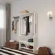 Organizador de Roupas Exclusivo Arara Itália Branco Moveise em oferta