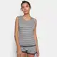 Pijama Volare Curto Listrado Com Renda Feminino em oferta