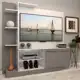 Estante com painel p/ TV 55" e 2 portas Porto Multimóveis em oferta