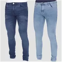 Imagem da promoção Kit 2 Calça Jeans Masculina Skinny Estilo Conforto Dia a Dia - Adhan Company